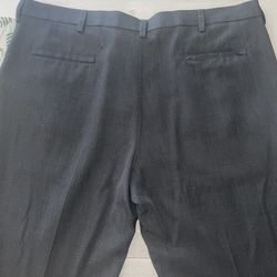 Haggar men’s dress pants slacks trousers ash grey 42x29