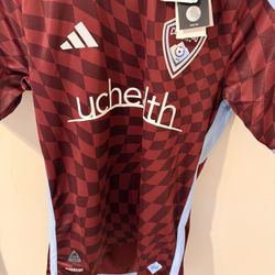 Adidas Colorado Rapids Authentic Player Jersey XS BNWT MLS Burgundy Kit $150