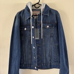 BRAND NEW TRUE RELIGION MENS JEAN JACKET