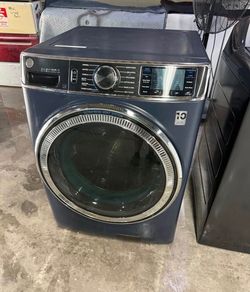 GE front load Washer, washing machine, Clean, tested and ready to go. You may test at my location.
60 day warranty on all appliances. (If it stops wor