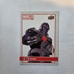 Trading Card Marvel Annual 21|22 Thanos 
