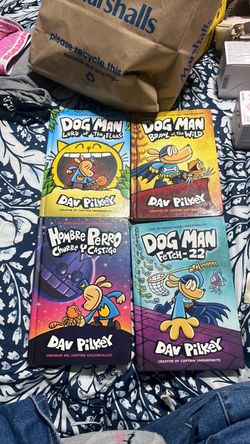 Dog Man Book Set by Dav Pilkey – 4 Books