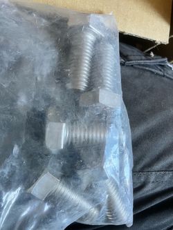 5/8” dia x 1 1/2” long stainless steel bolts