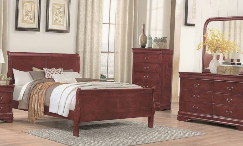 Cherry King Bed from American Imports