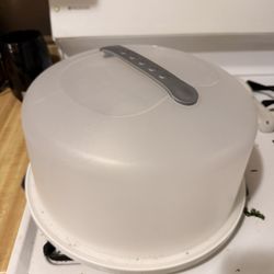 Cake Cover White Top Sterilite 