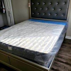 NEW QUEEN MATTRESS AND BOX SPRING 😉 100% QUALITY & CONFORM 👌