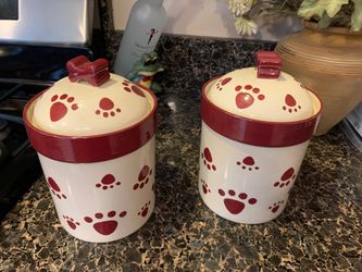 Doggie treat jars