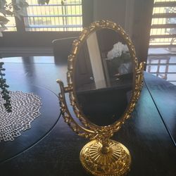 Girls COSMETIC DOUBLE SIDED MIRROR ON STAND