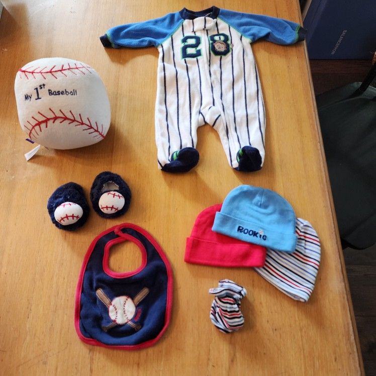Opening Day Fun! Baby Baseball Items ⚾️ - Ten Piece Set