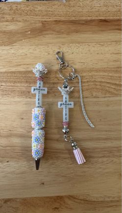 Amazing Grace Beaded Gift Pen/Bookmark/Keychain/Purse Charm/Bible Study/Pastor