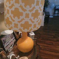 2 Chairs, Side TABLE, & LAMP