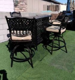 High patio bar very nice