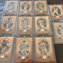 Leaf Limited Lumberjacks Rare Wood Baseball Cards 