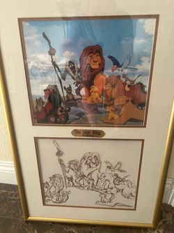 Authentic Art cel Lion king