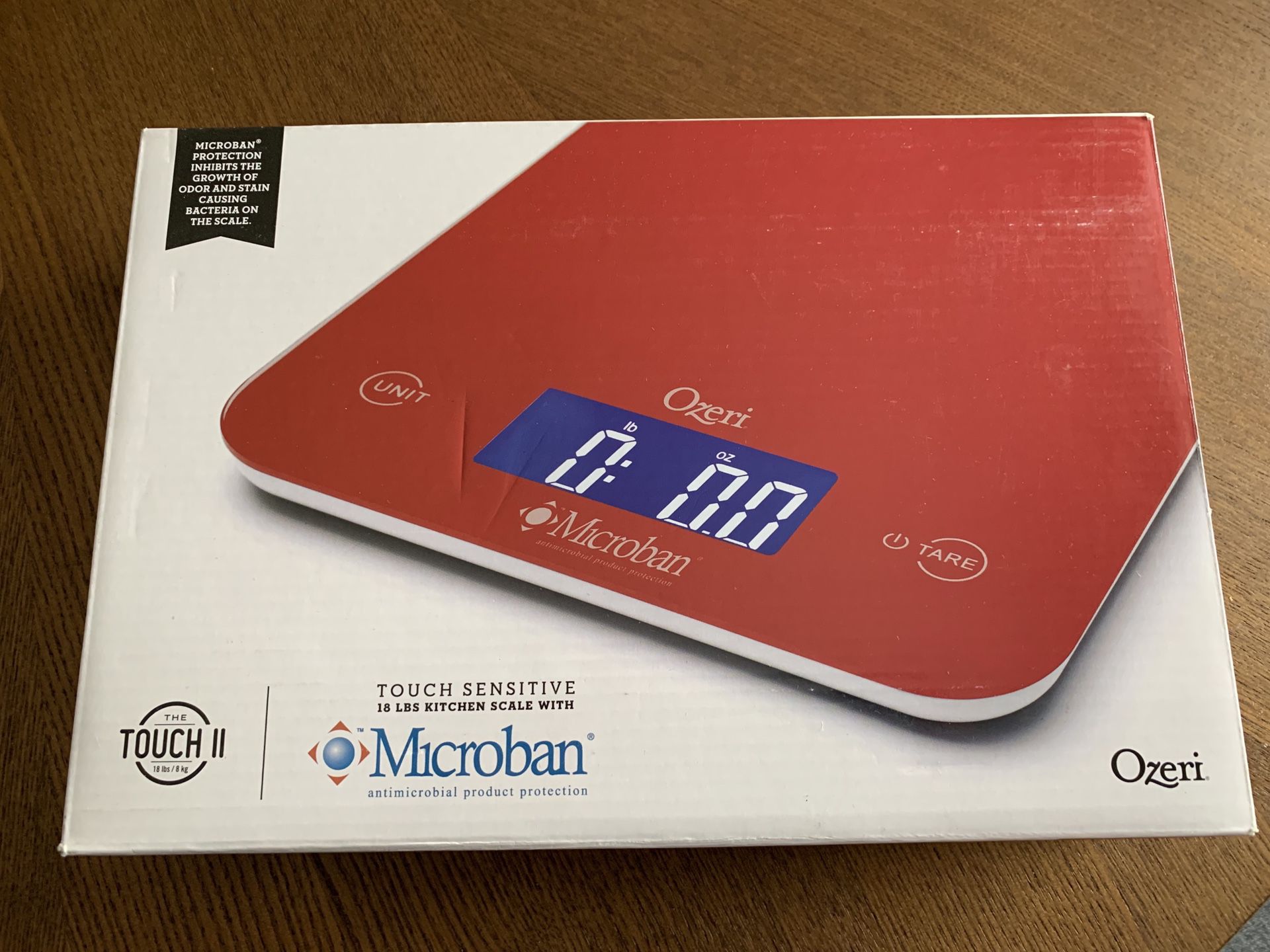Ozeri Touch II kitchen scale with Antimicrobial Protection - Brand new