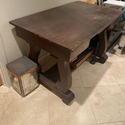 Antique Solid Wood Table-desk