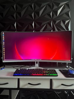 34” curved hd 4k gaming monitor