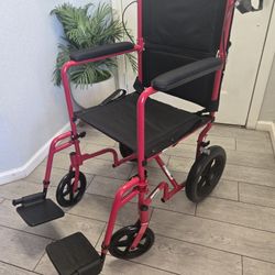 Drive Medical  Lightweight Folding Transport Wheelchair