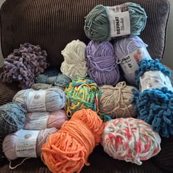 Yarn lot new and used