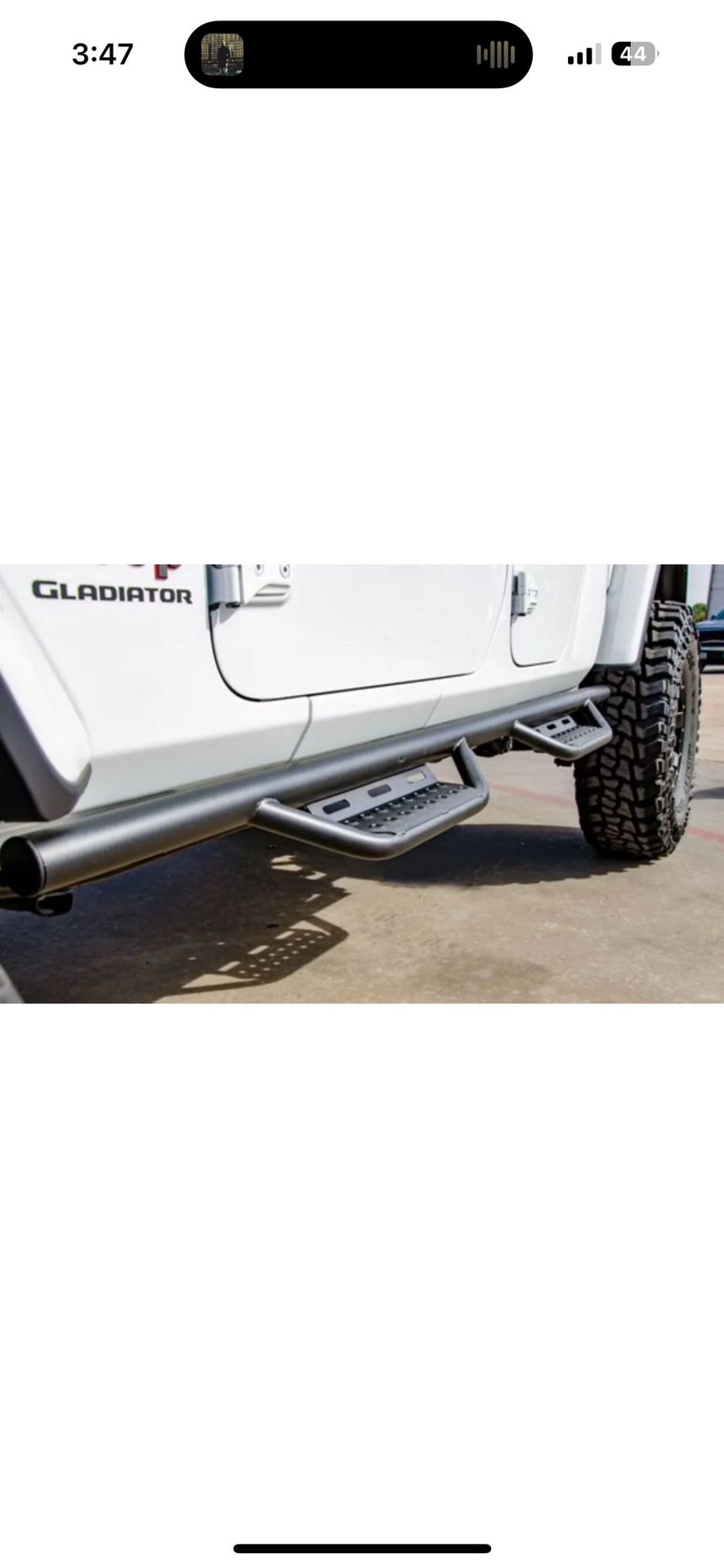 Jeep Side Steps - Nerf Steps RS for 20-24 Jeep Gladiator Side Steps - Brand New