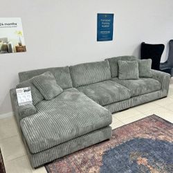 Color Options L Shaped Modular Corduroy Sectional Couch Set 🌟⭐$39 Down Payment with Financing ⭐ 90 Days same as cash