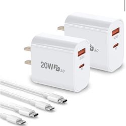 iPhone Charger Fast Charging,2 Pack 20W