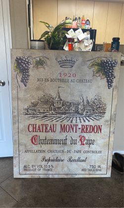 Vintage vine canvas print for wall decoration