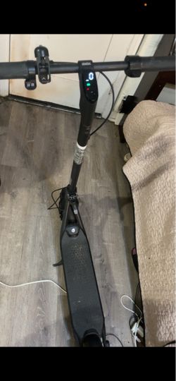 Black Electric Scooter with Display