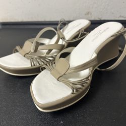 Stephane Kelian Stiletto Pumps UK 8 / 10  Leather Heels Shoes Made In France