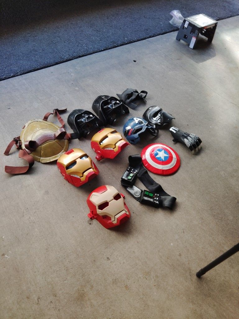 Lot Of Older Mask And Stuff Take All 40 Dollars