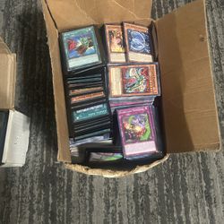Yugiyo Cards With Sleeves Box