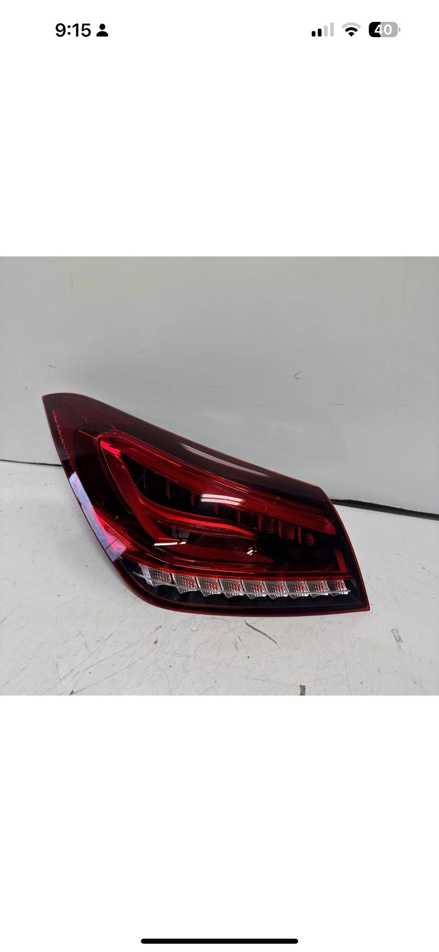 MERCEDES BENZ CLA250 TAIL LIGHT LEFT DRIVER 2020 2021 A118 (contact info removed) CLA45
