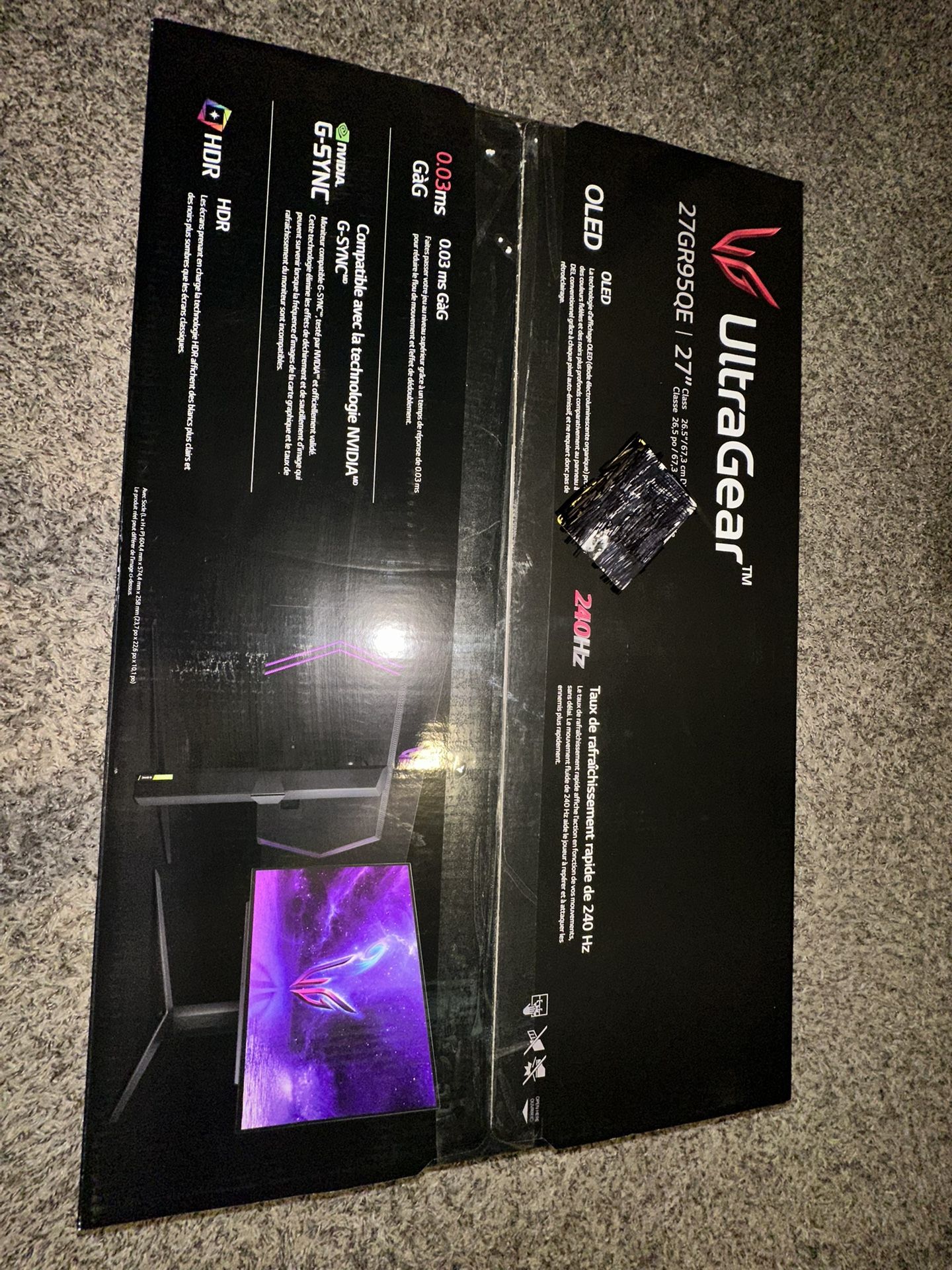 27” LG UltraGear OLED 240 Hz