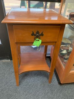 Vintage Single One Drawer Nightstand