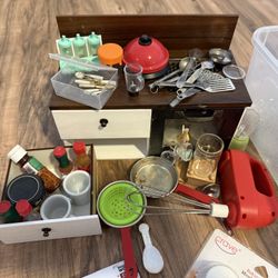 Tiny Cooking Set, Mini Stove Cooking Real Tiny Foods, Miniature  PotAnd Pan Set 