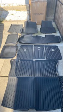SUPER LINER Tesla Model Y Juniper 10 Pcs Floor Mats, 2025 2026 (Brand New in Box)
