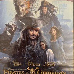 Disney’s PIRATES Of The CARIBBEAN Dead Men Tell No Tales(4K + Blu-Ray + Digital-2017) NEW!