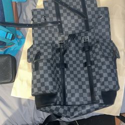 Louis Vuitton Book Bag And Duffel Bag