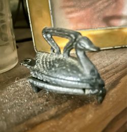 Mini Duck iron W Cast Iron Stand!