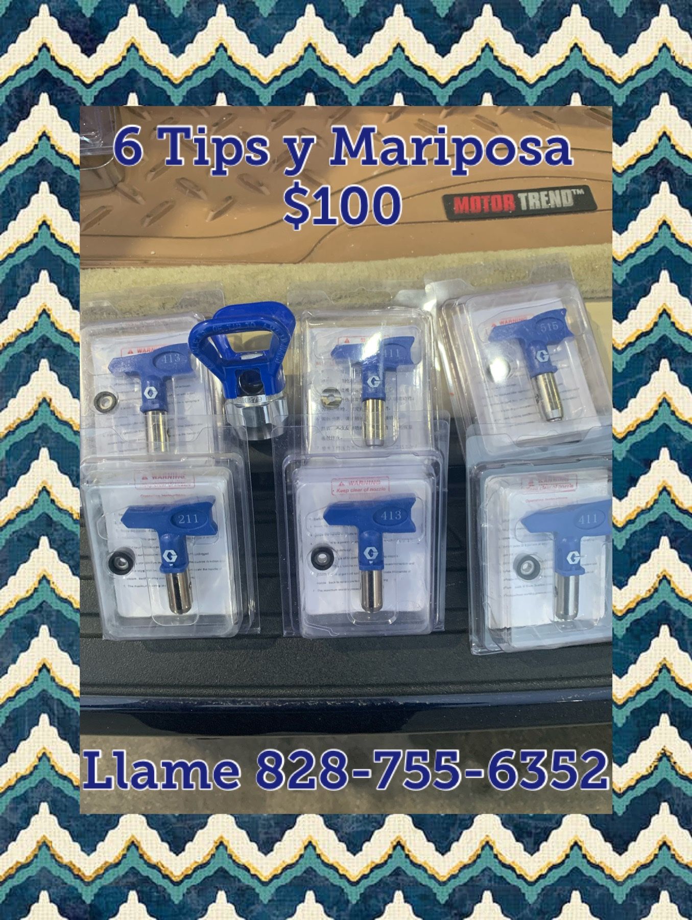 6 Tips y Mariposa por $100