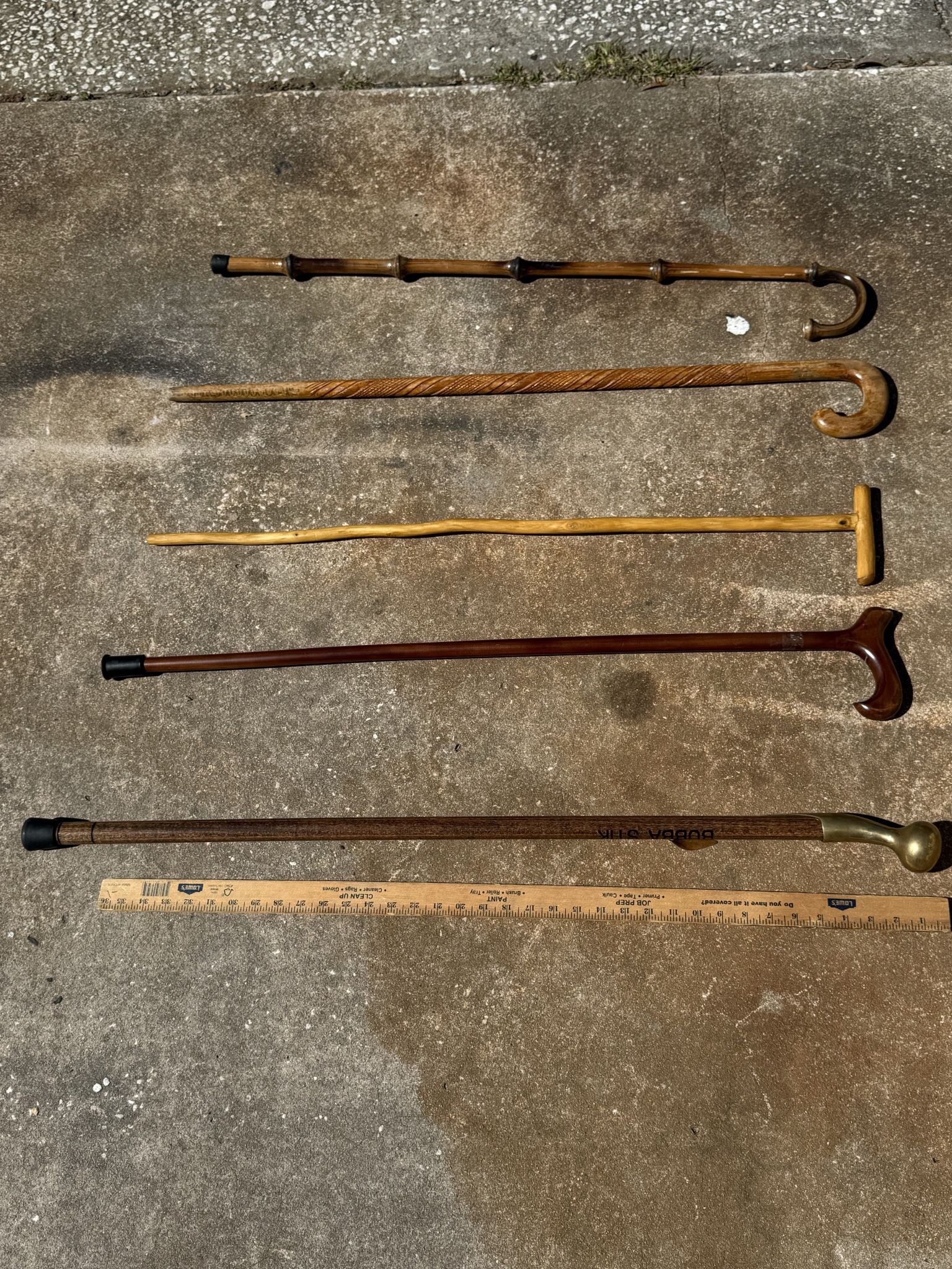 Vintage walking cains