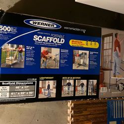 Werner Portable Scaffold: 500 Lbs Rating