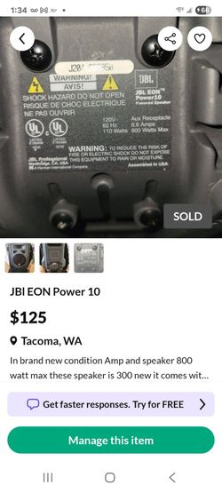 JBl EON Power 10