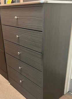 5 drawer grey color