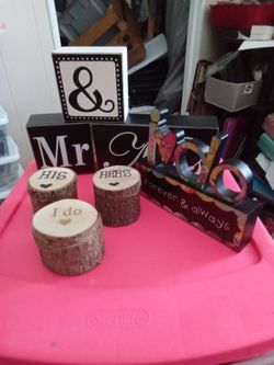 Wedding Ring Boxes And Signs