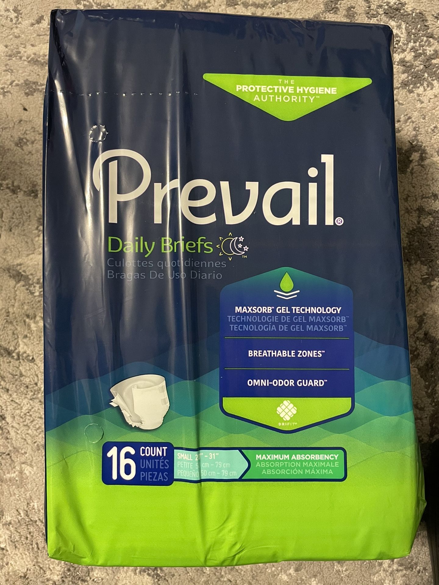 6 Prevail Daily Briefs Each Pack Come With 16