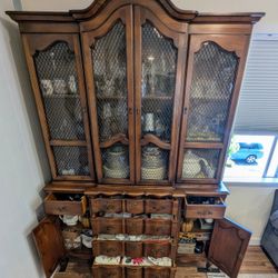 🔥 Elegant Union National Fine Furniture China Cabinet - Jamestown, NY Quality 🔥