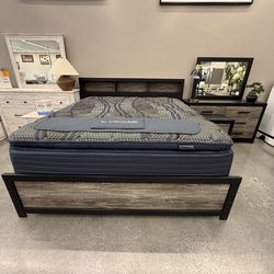 4 PC KING BEDROOM SET