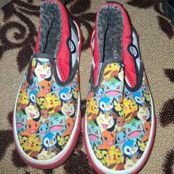 Pokémon Kids shoes size 13 Amd Medium Shirt 