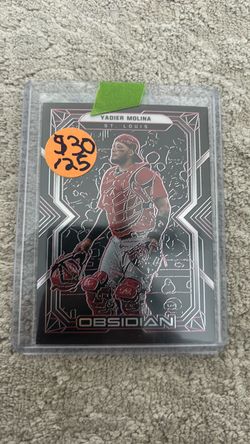 Yadier Molina Panini Obsidian Baseball Card